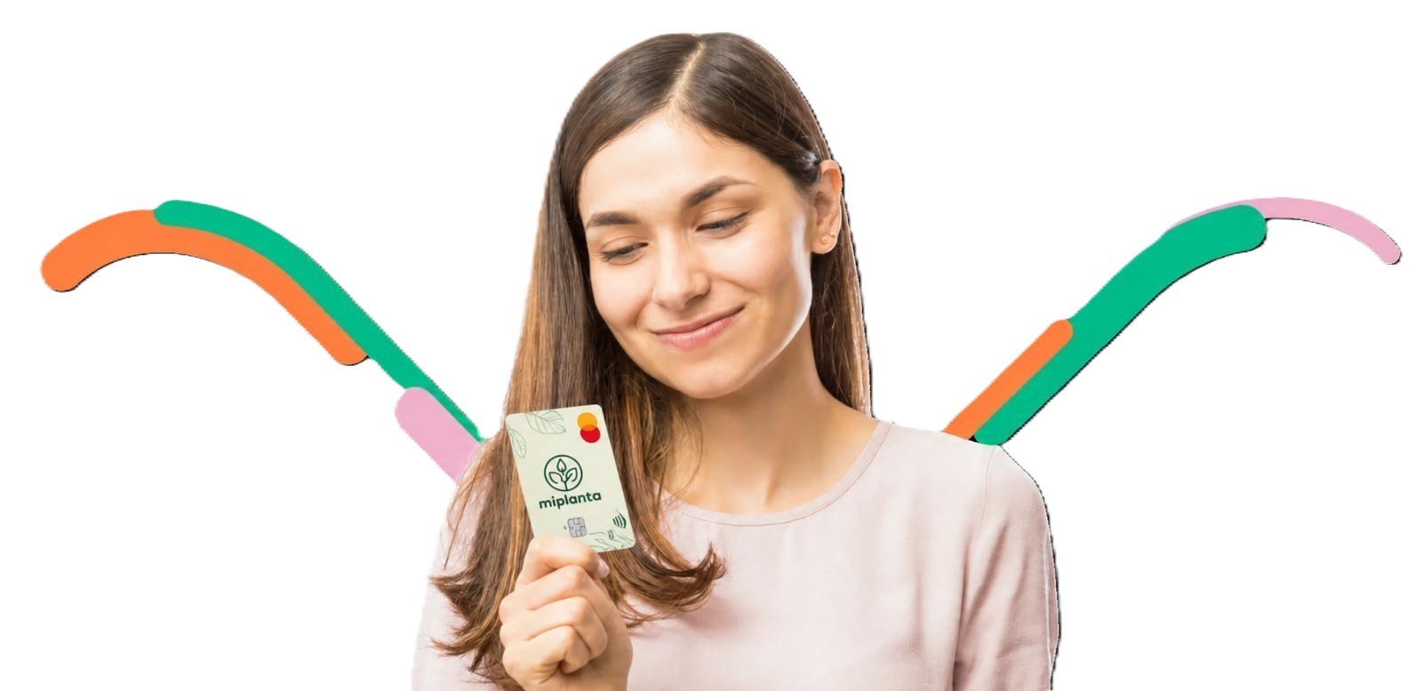 Mujer con tarjeta de crédito